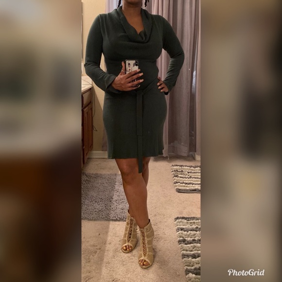 Fredricks of Hollywood green Sweater Dress! - Picture 4 of 4